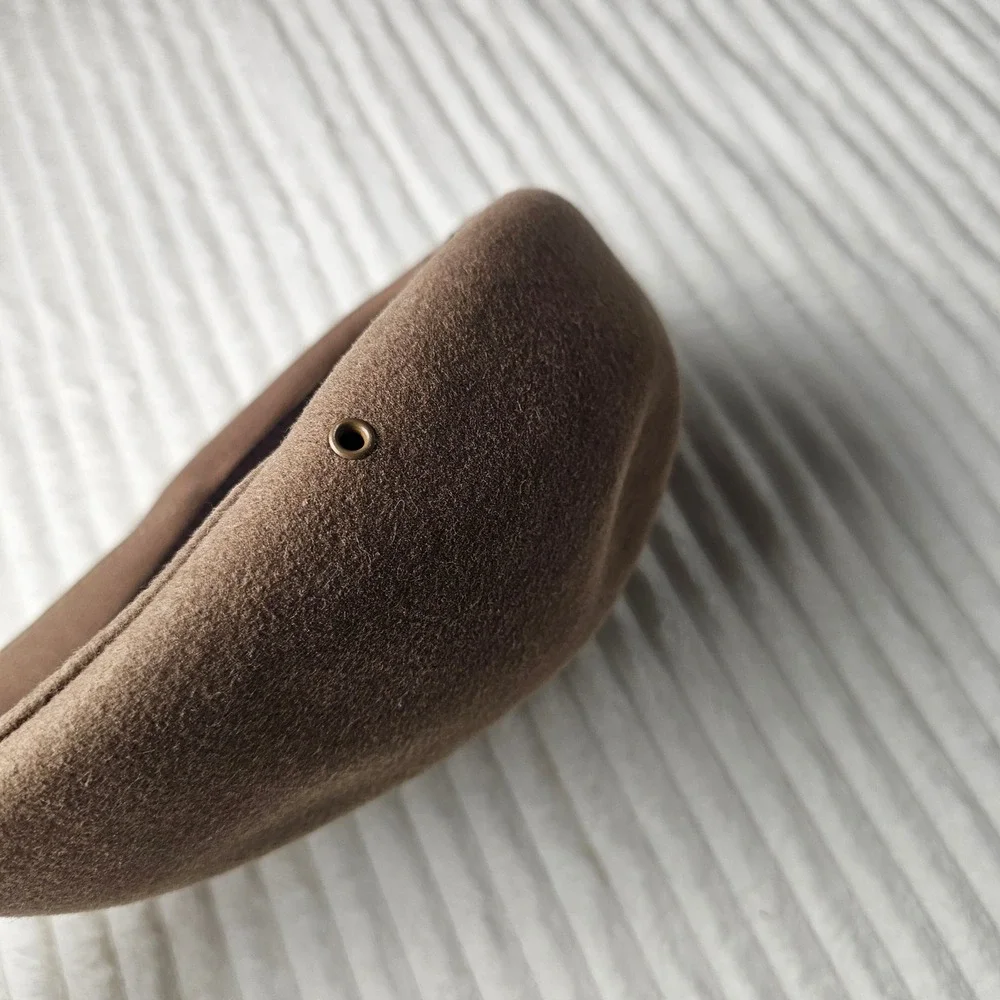 Pendleton Vintage 100% Wool VTG Newsboy Cap Large Brown Heritage Flat Hat